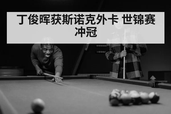丁俊晖获斯诺克外卡 世锦赛冲冠